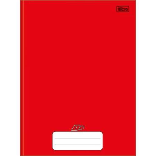 Caderno Brochurão D+ 96 folhas Vermelho - Tilibra