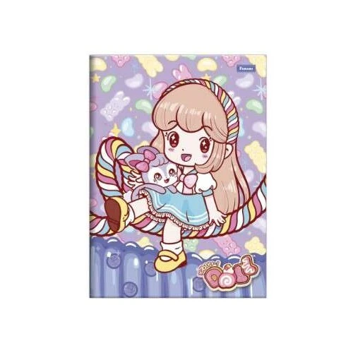 Caderno Brochurão Doll 80 Folhas - Foroni