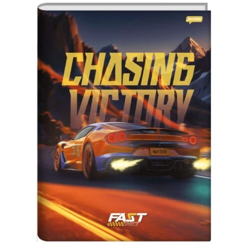 Caderno Brochurão Fast Race 80 Folhas - Jandaia Caderno Brochurão Fast Race 80 Folhas - Jandaia