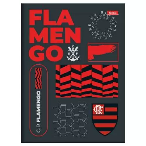 Caderno Brochurão Flamengo 80 Folhas - Foroni
