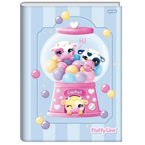 Caderno Brochurão Fluffy 80 Folhas - Jandaia