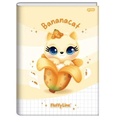 Caderno Brochurão Fluffy 80 Folhas - Jandaia