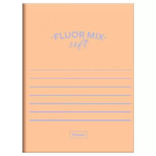 Caderno Brochurão Fluor Mix Soft 80 Folhas - Foroni