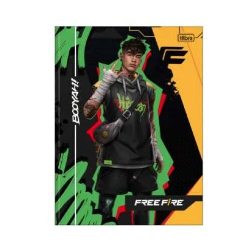 Caderno Brochurão Free Fire 80 folhas