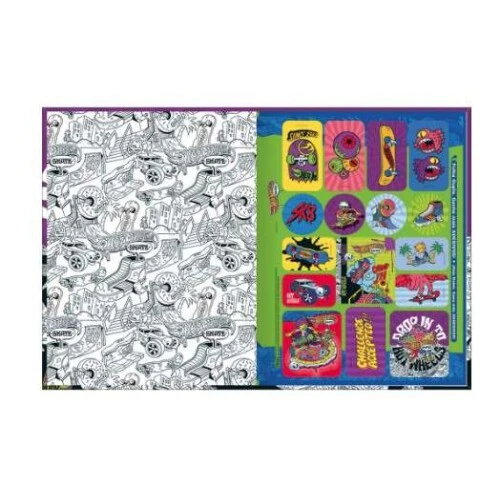 Caderno Brochurão HotWheels Skate 80 folhas - Tilibra