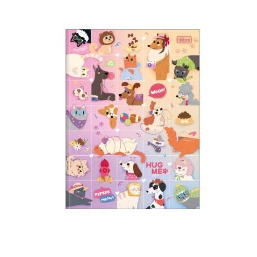 Caderno Brochurão Hug Me 80 Folhas - Tilibra Caderno Brochurão Hug Me 80 Folhas - Tilibra