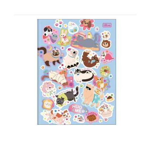 Caderno Brochurão Hug Me 80 Folhas - Tilibra Caderno Brochurão Hug Me 80 Folhas - Tilibra