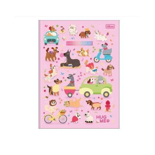 Caderno Brochurão Hug Me 80 Folhas - Tilibra Caderno Brochurão Hug Me 80 Folhas - Tilibra