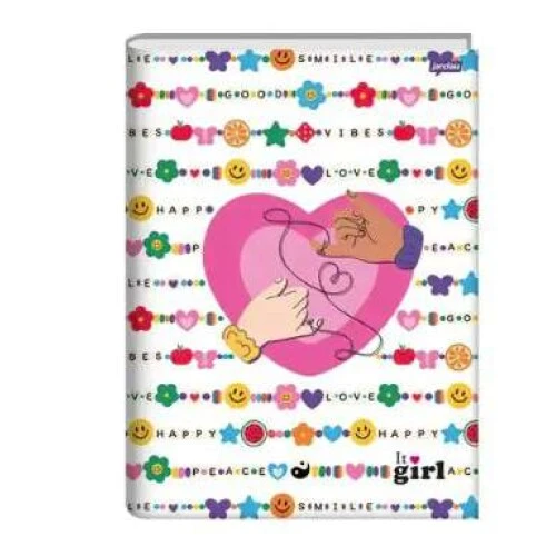 Caderno Brochurão It Girls 96 Folhas - Jandaia Caderno Brochurão It Girls 96 Folhas - Jandaia
