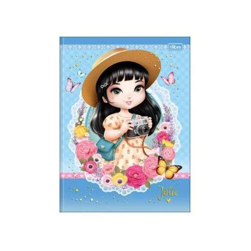 Caderno Brochurão Jolie 80 folhas - Tilibra Caderno Brochurão Jolie 80 folhas - Tilibra