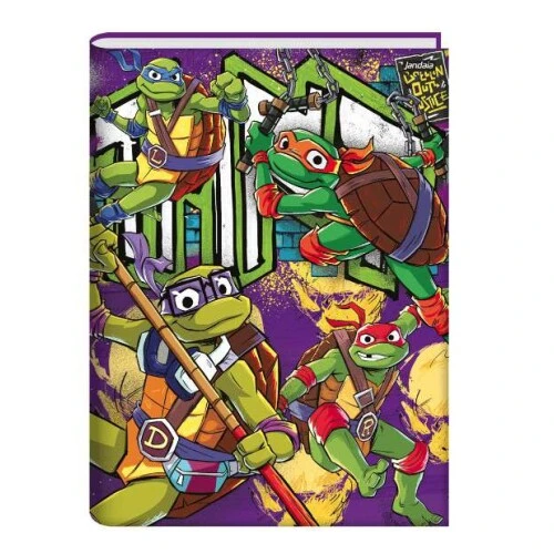 Caderno Brochurão Tartarugas Ninja 80 Folhas - Jandaia Caderno Brochurão Tartarugas Ninja 80 Folhas - Jandaia