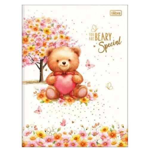 Caderno Brochurão Love Bears 80 Folhas - Tilibra