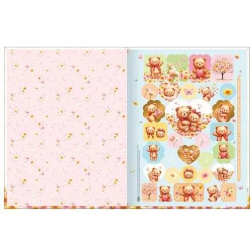 Caderno Brochurão Love Bears 80 Folhas - Tilibra
