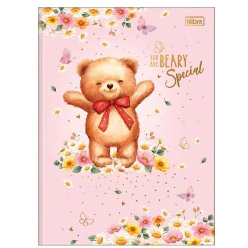 Caderno Brochurão Love Bears 80 Folhas - Tilibra