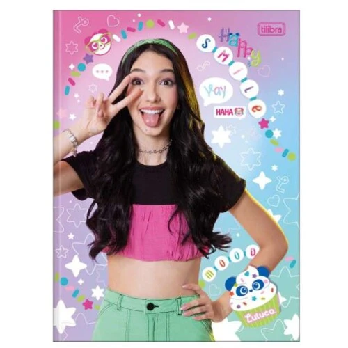 Caderno Brochurão Luluca 80 Folhas - Tilibra Caderno Brochurão Luluca 80 Folhas - Tilibra