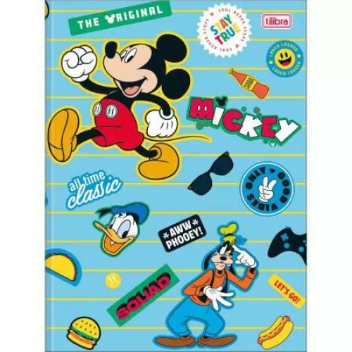 Caderno Brochurão Mickey 80 Folhas - Tilibra