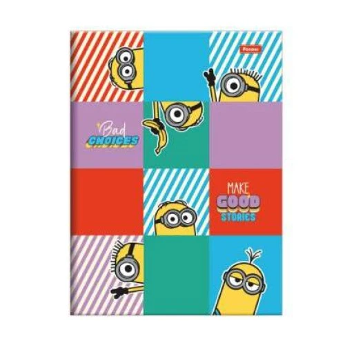 Caderno Brochurão Minions 80 Folhas - Foroni