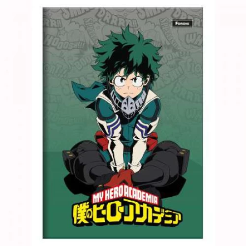 Caderno Brochurão My Hero Academia 80 Folhas - Foroni