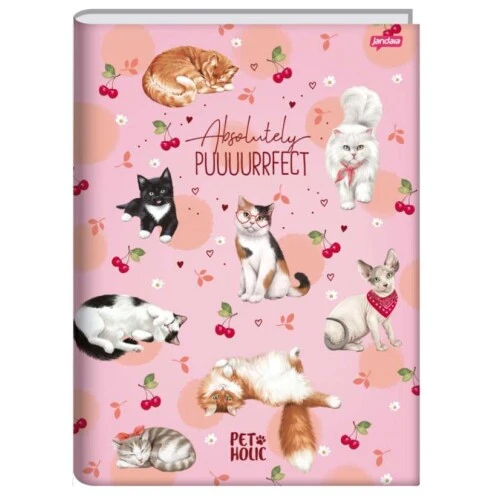 Caderno Brochurão Pet Holic 80 Folhas - Jandaia Caderno Brochurão Pet Holic 80 Folhas - Jandaia