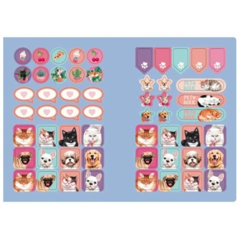 Caderno Brochurão Pet Holic 80 Folhas - Jandaia Caderno Brochurão Pet Holic 80 Folhas - Jandaia