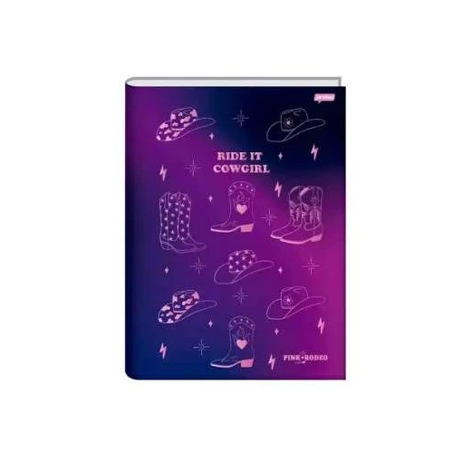 Caderno Brochurão Pink Rodeo 80 Folhas - Jandaia Caderno Brochurão Pink Rodeo 80 Folhas - Jandaia