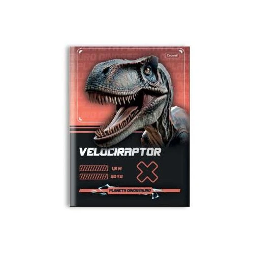 Caderno Brochurão Planeta Dinossauro 80 Folhas  Cadersil