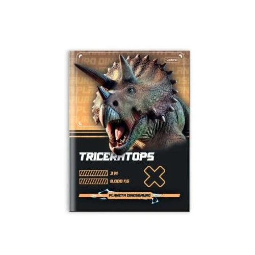 Caderno Brochurão Planeta Dinossauro 80 Folhas  Cadersil
