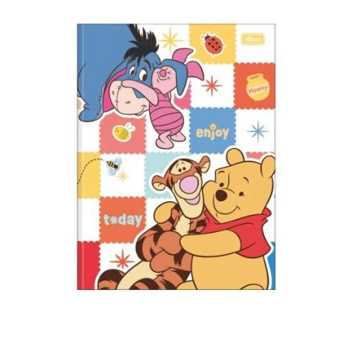 Caderno Brochurao Pooh 80 folhas - Tilibra