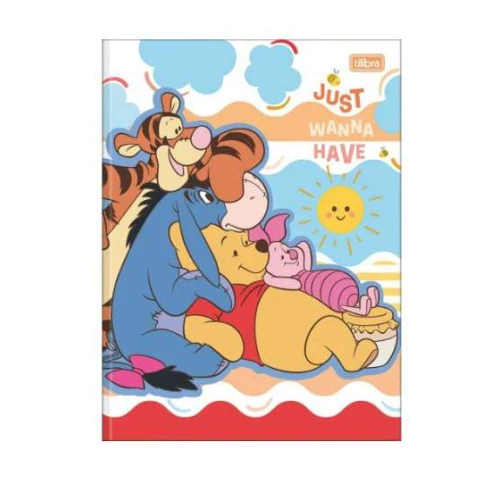 Caderno Brochurao Pooh 80 folhas - Tilibra