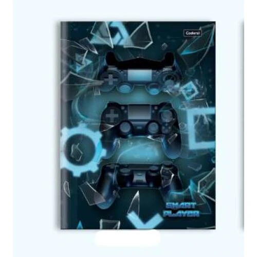 Caderno Brochurão Smart Player 80 Folhas Cadersil Caderno Brochurão Smart Player 80 Folhas Cadersil