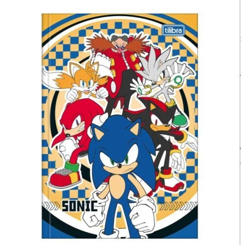 Caderno Brochurão Sonic 80 Folhas - Tilibra Caderno Brochurão Sonic 80 Folhas - Tilibra