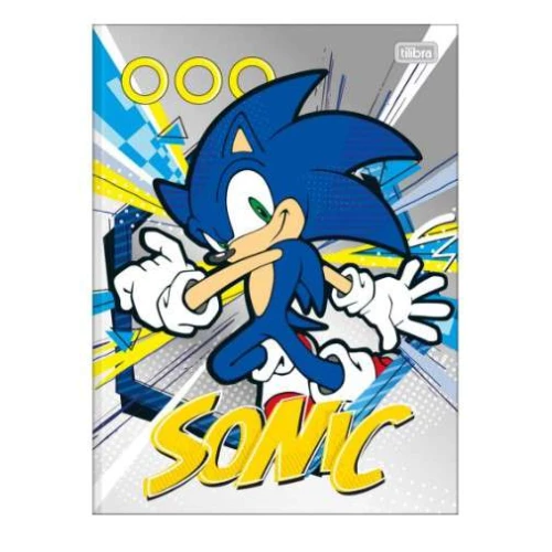 Caderno Brochurão Sonic 80 Folhas - Tilibra