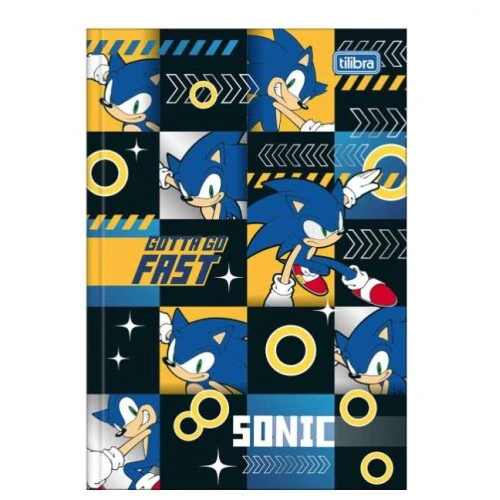 Caderno Brochurão Sonic 80 Folhas - Tilibra Caderno Brochurão Sonic 80 Folhas - Tilibra