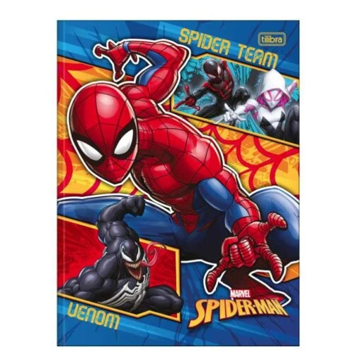 Caderno Brochurão Spider Man 80 Folhas - Tilibra Caderno Brochurão Spider Man 80 Folhas - Tilibra