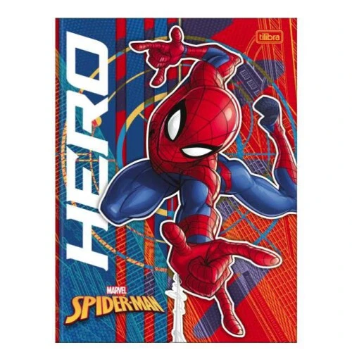 Caderno Brochurão Spider Man 80 Folhas - Tilibra Caderno Brochurão Spider Man 80 Folhas - Tilibra