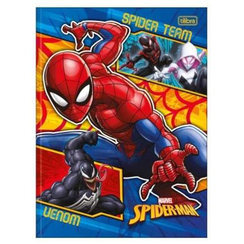 Caderno Brochurão Spider Man Game 80 Folhas - Tilibra Caderno Brochurão Spider Man Game 80 Folhas - Tilibra