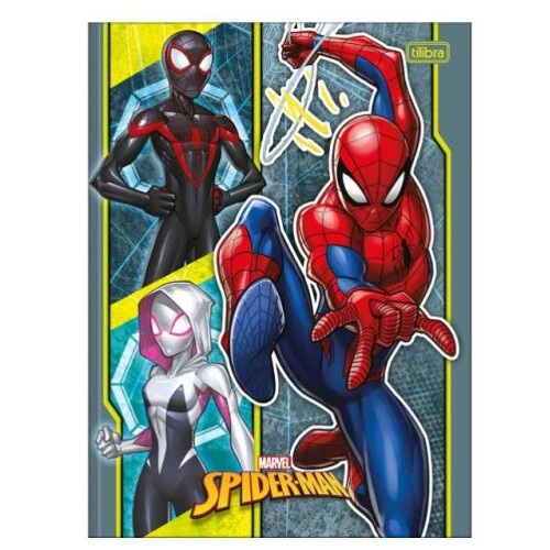 Caderno Brochurão Spider Man Game 80 Folhas - Tilibra Caderno Brochurão Spider Man Game 80 Folhas - Tilibra