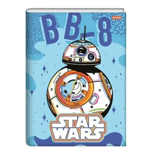 Caderno Brochurão Star Wars The Mandalorian 80 Folhas - Jandaia Caderno Brochurão Star Wars The Mandalorian 80 Folhas - Jandaia