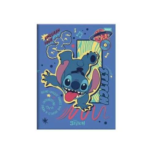 Caderno Brochurão Stitch 80 Folhas - Foroni Caderno Brochurão Stitch 80 Folhas - Foroni