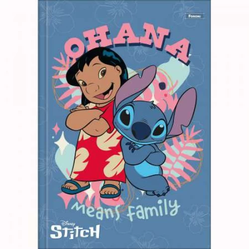 Caderno Brochura Stitch 80 Folhas - Foroni