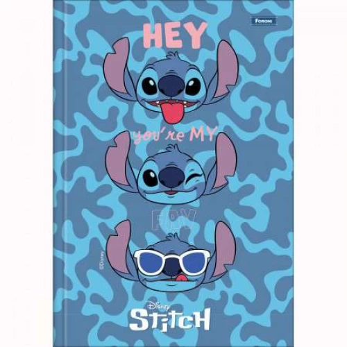 Caderno Brochura Stitch 80 Folhas - Foroni