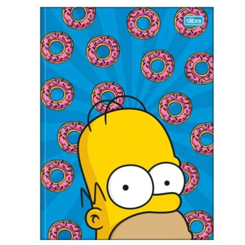 Caderno Brochurão The Simpsons 80 Folhas - Tilibra