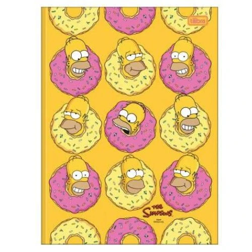 Caderno Brochurão The Simpsons 80 Folhas - Tilibra