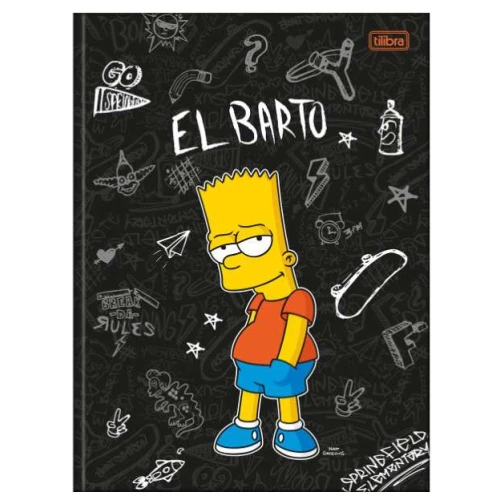 Caderno Brochurão The Simpsons 80 Folhas - Tilibra