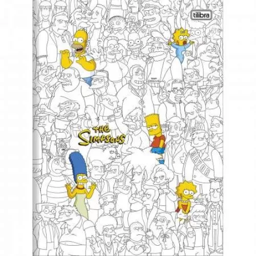 Caderno Brochurão The Simpsons 80 Folhas - Tilibra