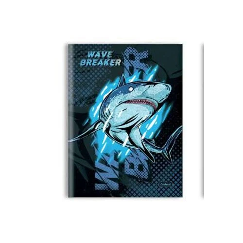 Caderno Brochurão Wave Breaker 80 Folhas  Cadersil
