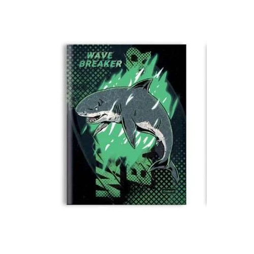 Caderno Brochurão Wave Breaker 80 Folhas  Cadersil