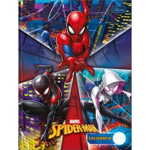 Caderno Caligrafia Homem Aranha 40 Folhas - Tilibra