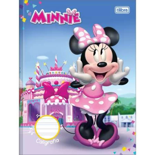 Caderno Caligrafia Minnie 40 Folhas - Tilibra