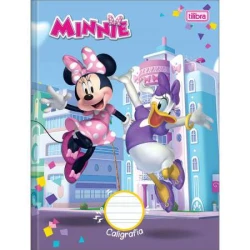 Caderno Caligrafia Minnie 40 Folhas - Tilibra